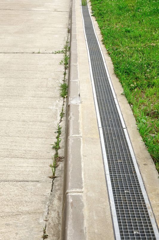 Sidewalk Curb Installation