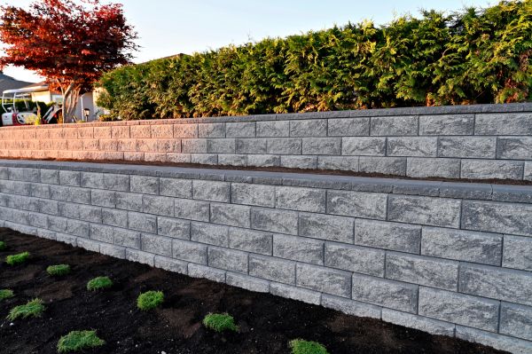 Concrete Retaining Wall Installation in Crossville