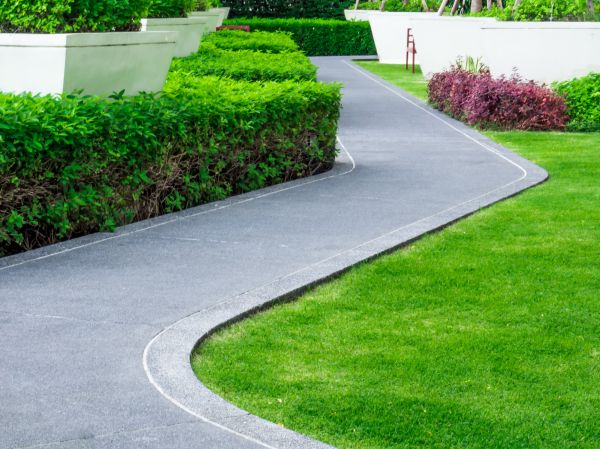 Walkway Curb Installation in Crossville