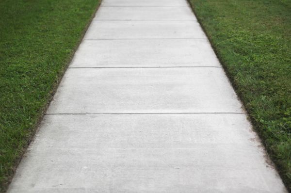 Concrete Path Installation in Crossville