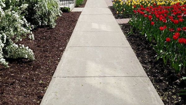 Cement Sidewalk Installation in Crossville