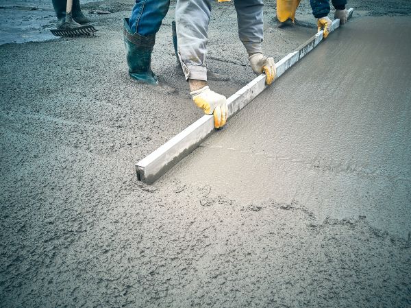 Cement Slab Installation in Crossville