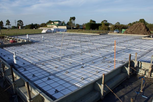 Barn Pad Construction in Crossville
