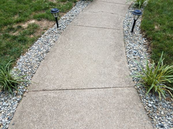 Cement Path Construction in Crossville
